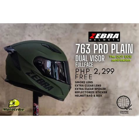 Best Zebra Motorcycle Helmets Price List in Philippines July 2022.